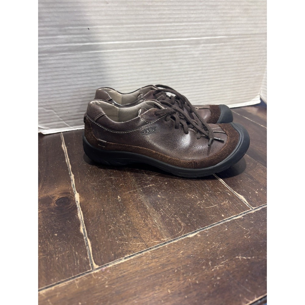 Keen Shoes Women's US 7.5 Brown Suede Leather Low Lace Up Hiking